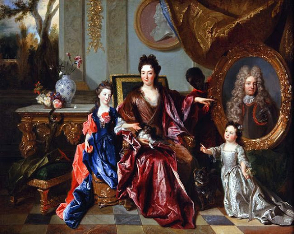 La famille de Jean-Baptiste François de Noailles - en 1689 - par Nicolas de Largillierre